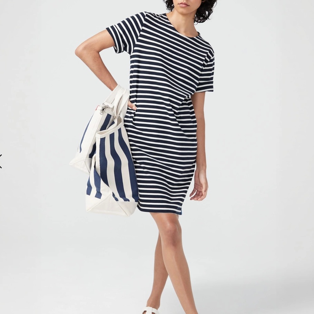 KULE‎ Tee Dress in Navy/Cream Size XS T-shirt Dress